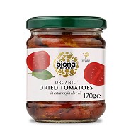Soltørrede tomater i olivenolie Økologisk  - 170 gram -  Biona Organic