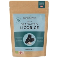 Soft Sea Salted Licorice Økologisk - 100 gr - Guru Snack