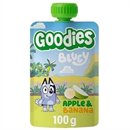 Goodies Bluey apple & banana smoothie - 100 g - Goodies