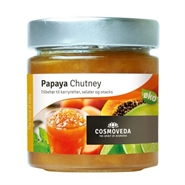 Chutney Papaya Økologisk - 300 gram - Cosmoveda