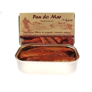 Makrel i Øko tomat sovs, fanget bæredygtig Spanien - 120 gr -  Pan do Mar - DISCOUNT PRIS