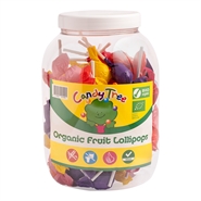 Slikkepinde mix glutenfri Økologisk - 840 gram (84 styk) - Candy Tree