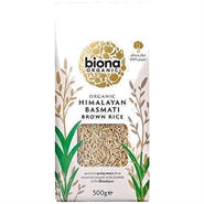 Basmati Ris Himalaya, brune Økologisk - 500 gr - Biona Organic