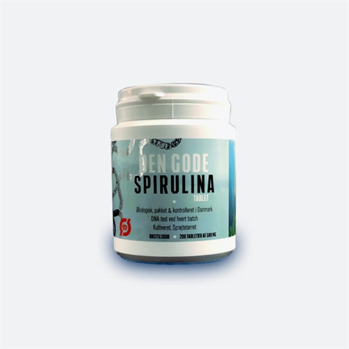 Spirulina Tablet 500 mg ØKO - 200 Tabl. - Den Gode Spirulina 