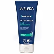 Active Fresh 3in1 Shower Gel, For men - 200 ml - Weleda