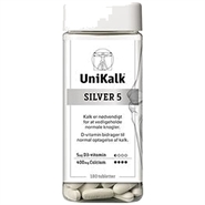 Unikalk Silver 5 - 180 Tabletter - Unikalk
