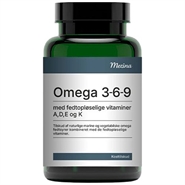 Omega 3-6-9 med vitamin ADEK - 90 Kapsler - Mezina