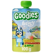 Goodies Bluey banana, strawberry & apple smoothie - 100 g - Goodies