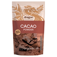 Kakaopulver Økologisk - 200 gram - Dragon Superfoods - DISCOUNT PRIS