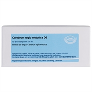 Cerebrum regio motorica D6 - 10 ampuller - Allergica