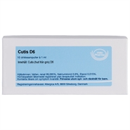 Cutis D6 - 10 ampuller - Allergica