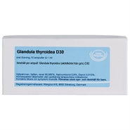 Glandula thyroidea D30 - 10 ampuller - Allergica