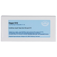Hepar D12 - 10 ampuller - Allergica