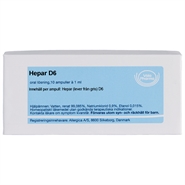 Hepar D6 - 10 ampuller - Allergica