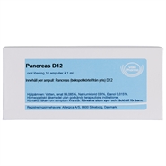 Pancreas D12 - 10 ampuller - Allergica