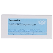 Pancreas D30 - 10 ampuller - Allergica