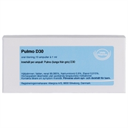 Pulmo D30 - 10 ampuller - Allergica