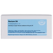 Rectum D6 - 10 ampuller - Allergica