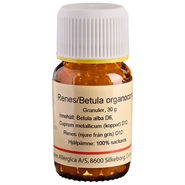 Renes/Betula organocomp. globuli - 30 g - Allergica