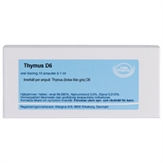 Thymus D6 - 10 ampuller - Allergica