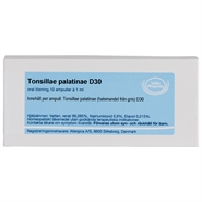 Tonsillae palatinae D30 - 10 ampuller - Allergica
