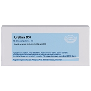 Urethra D30 - 10 ampuller - Allergica