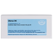 Uterus D6 - 10 ampuller - Allergica