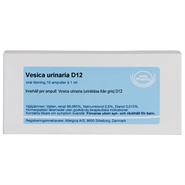 Vesica urinaria D12 - 10 ampuller - Allergica