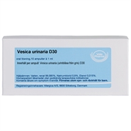 Vesica urinaria D30 - 10 ampuller - Allergica