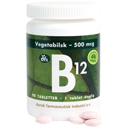 B12 vitamin 500 mcg - 90 kap - Grønne dfi vitaminer