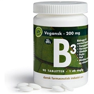 B3 depottablet 200 mg - 90 tab - Grønne dfi vitaminer  