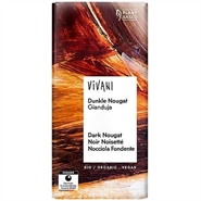 Vivani Mørk Nougat Økologisk - 80 g - Vivani