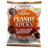 Snack bite dark peanut rocks 54% Økologisk - 85 g - Chokay