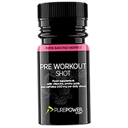 PWO Shot - Røde Bær - 60 ml - Pure Power
