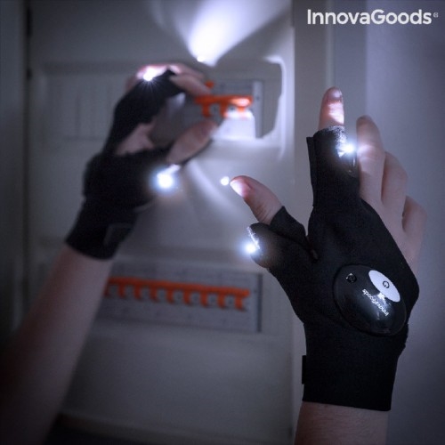 Handsker med LED-lys Gleds 2 enheder - InnovaGoods