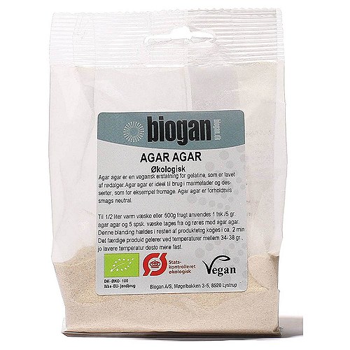 Agar agar Økologisk - 30 gram - Biogan