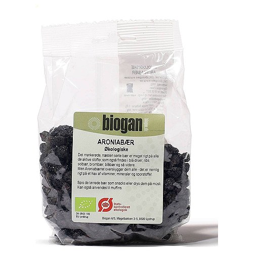 Aroniabær tørrede Polen Økologisk - 100 gram - Biogan