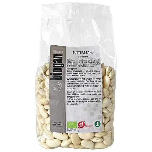 Butter Beans Økologiske - 500 Gram - Biogan
