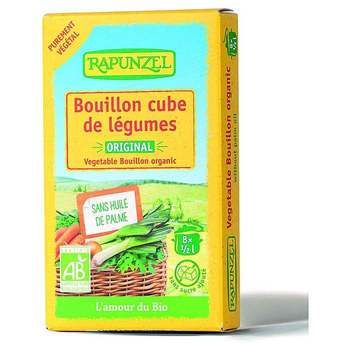 Grøntsags Bouillon 8 terninger Vegan Økologisk - 84 gr - DISCOUNT PRIS