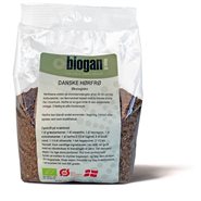 Hørfrø Økologisk - 1 kg - Biogan - DISCOUNT PRIS
