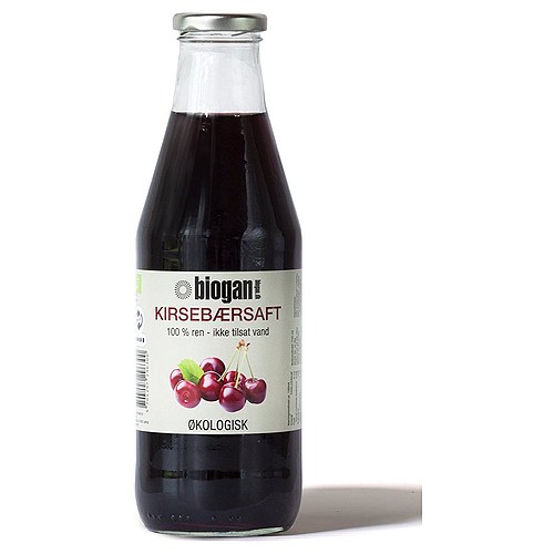 Kirsebærsaft Økologisk - 750 ml. - Biogan