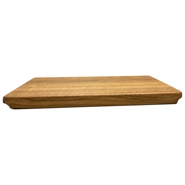 Serveringsskærebræt kirsebærtræ med undergreb 35x20 cm - 1 styk - Biogan