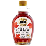 Pure Mørk Ahornsirup Grade A Økologisk - 330 g - Biona Organic