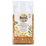 Ris- og linseblanding med karry 15 min - 250 g - Biona