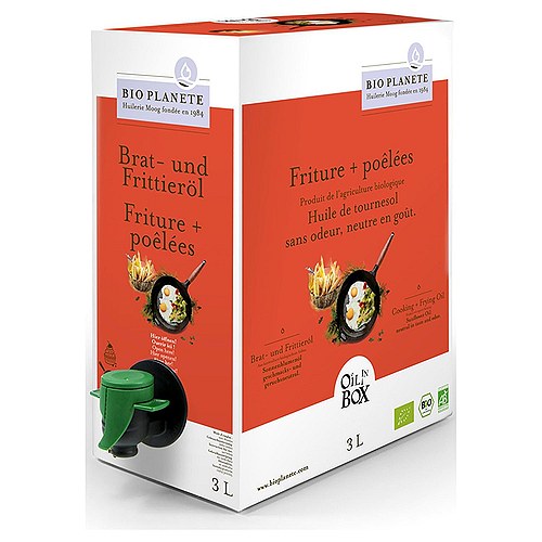 Stege og Bage olie Vegan, Økologisk - 3 Liter - BioPlanete - DISCOUNT PRIS