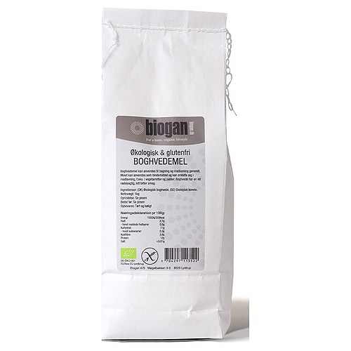 Boghvedemel glutenfri Økologisk  - 1 kg - Biogan