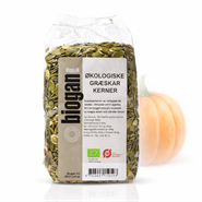 Græskarkerner Økologisk - 500 gr - Biogan - DISCOUNT PRIS