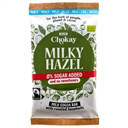 Milky Hazel mælkechokolade 39 procent - 70 g - Chokay