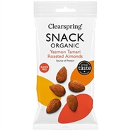 Ristede Mandler Tamari Økologisk - 30 g - Clearspring 
