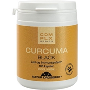 Curcuma Black Økologisk - 180 kapsler - Natur Drogeriet